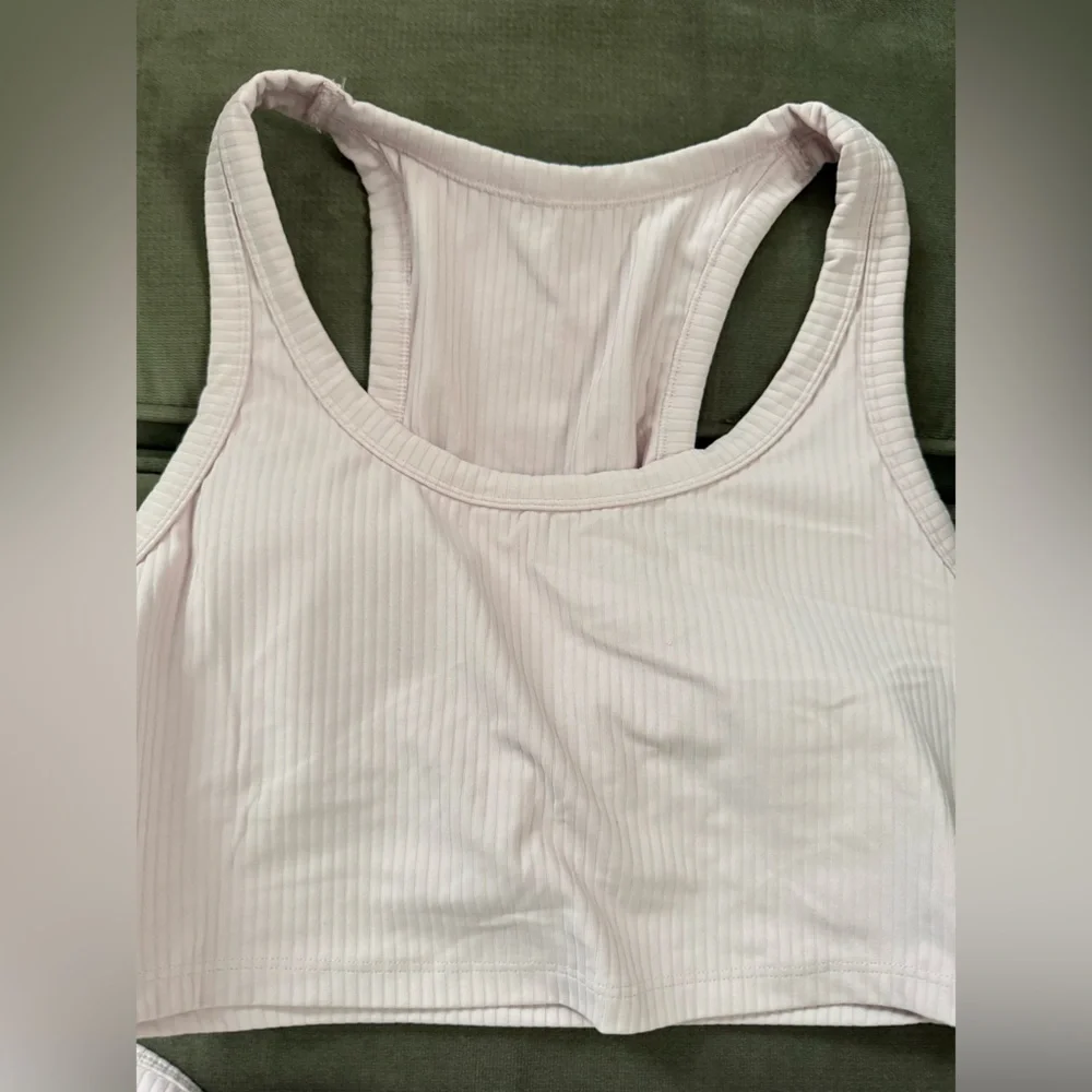 All in Motion Light Pink Ribbed Set - Picture 7 of 13